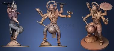 3D model Sci Fi Vishnu (STL)